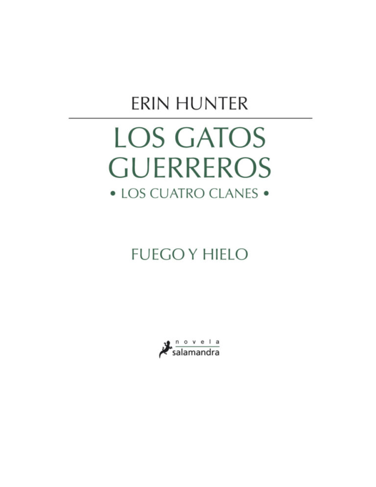 Fuego y hielo Spanish Edition Erin Hunter Kitap Kapağı