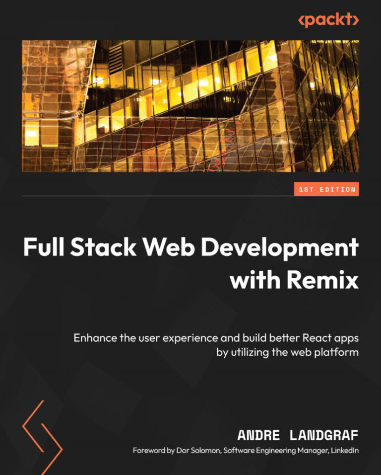 Full.Stack.Web.Development.with.Remix Kitap Kapağı