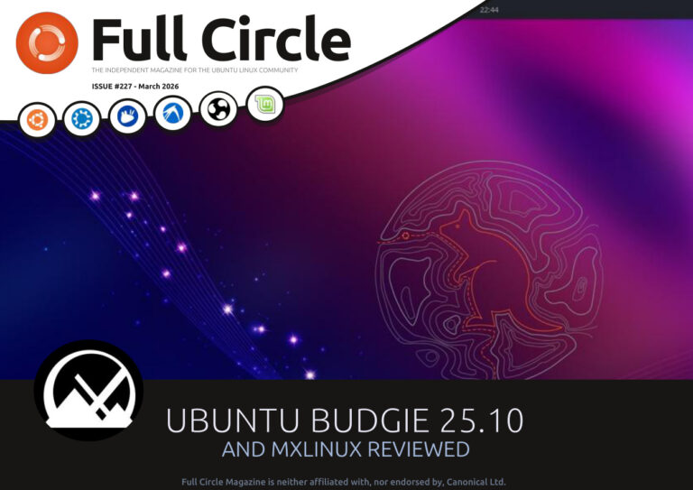 Full Circle Issue 227 March 2026 Full Circle Kitap Kapağı