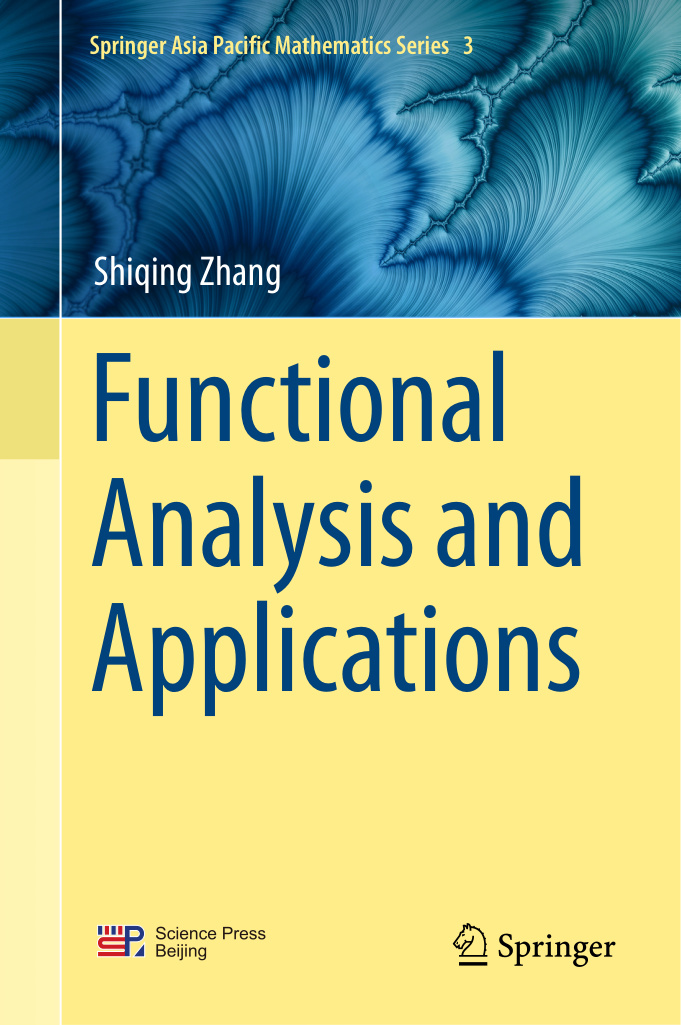 Functional Analysis and Applications Shiqing Zhang Kitap Kapağı