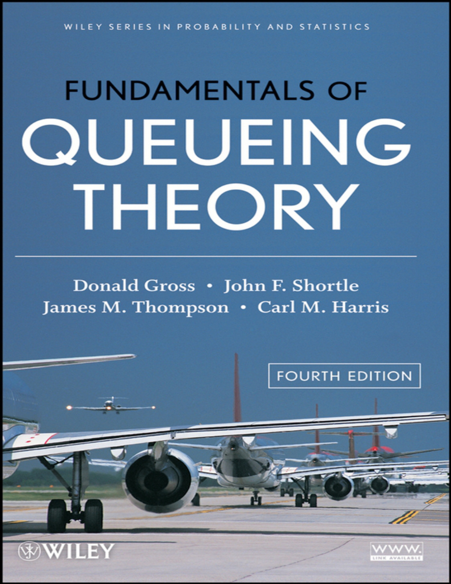 Fundamentals of Queueing Theory Donald Gross Kitap Kapağı