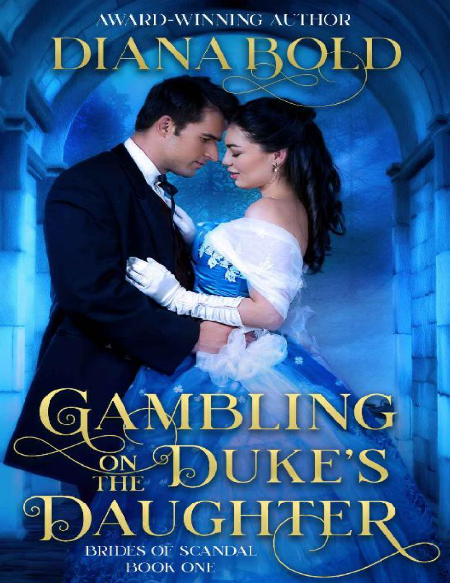 Gambling on the Dukes Daughter DIANA BOLD Kitap Kapağı