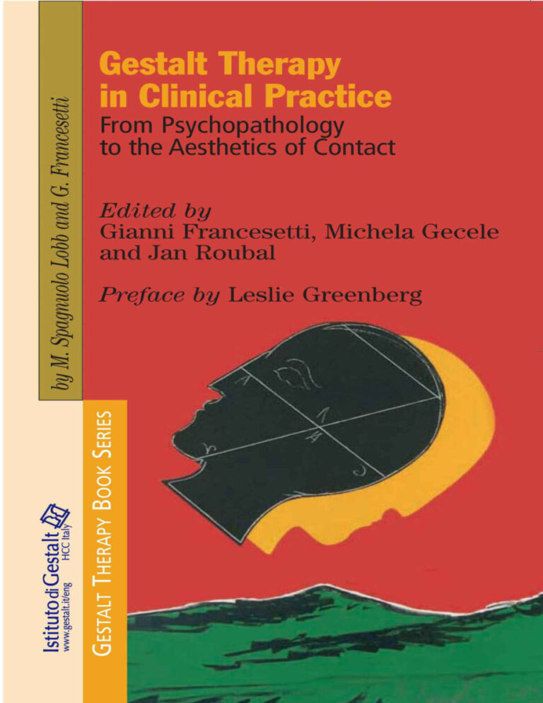 Gestalt therapy in clinical practice Gianni francesetti Kitap Kapağı