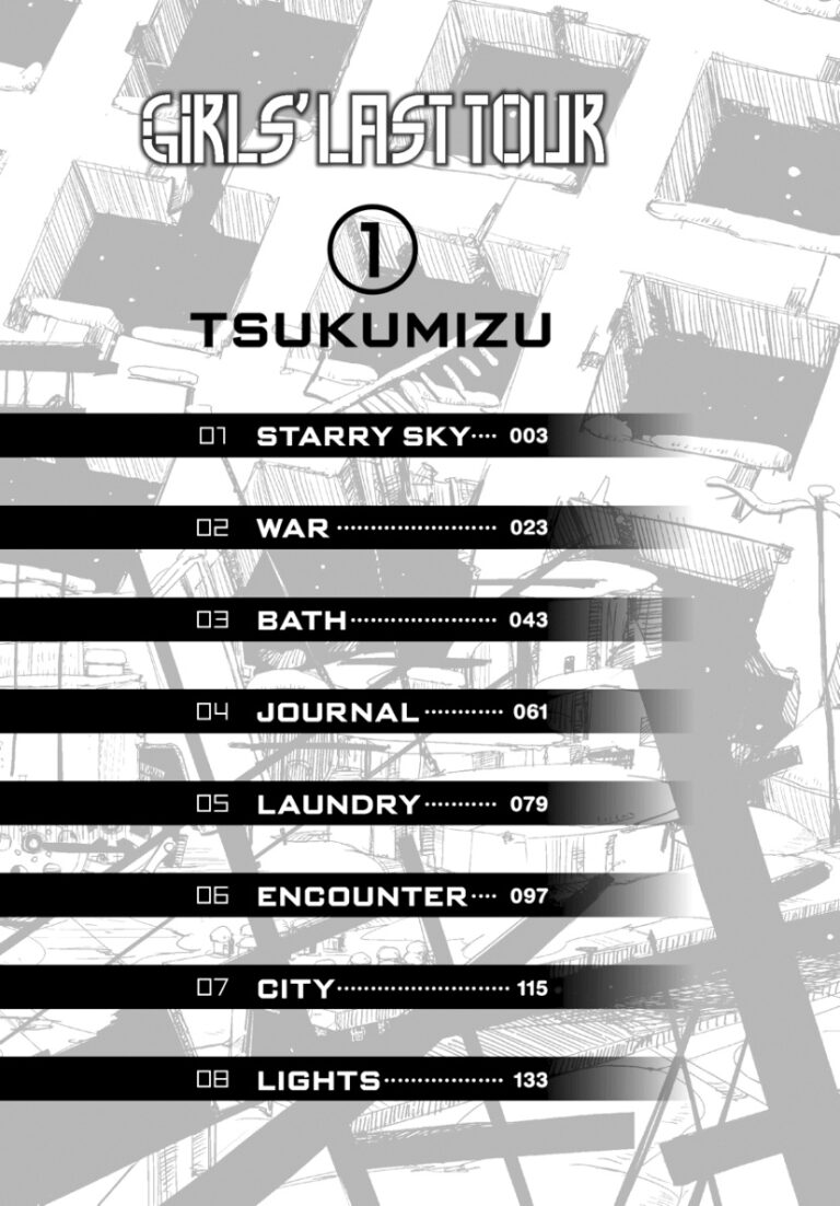 Girls last tour 1 Tsukumizu Kitap Kapağı