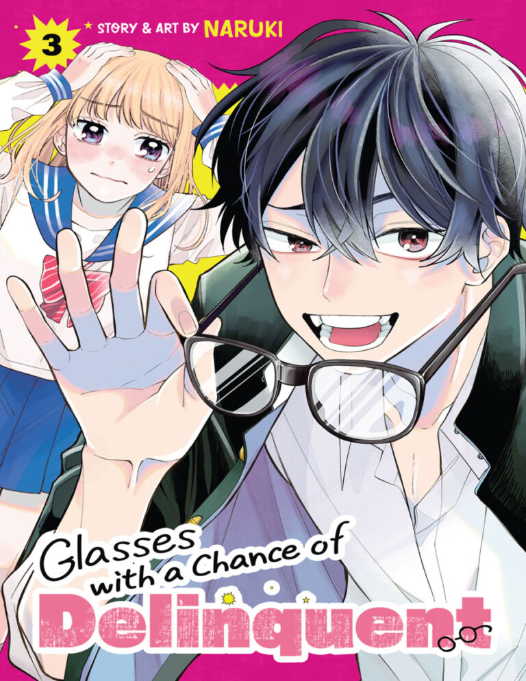 Glasses with a Chance of Delinquent v03 Naruki Kitap Kapağı