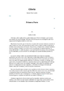Gloria Spanish Edition Galdos Benito Perez Kitap Kapağı