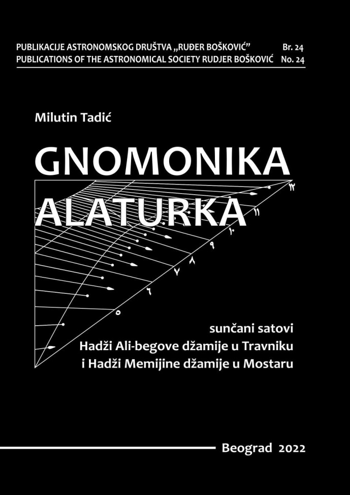 Gnomonica alaturca Serbian Edition Milutin Tadic Kitap Kapağı