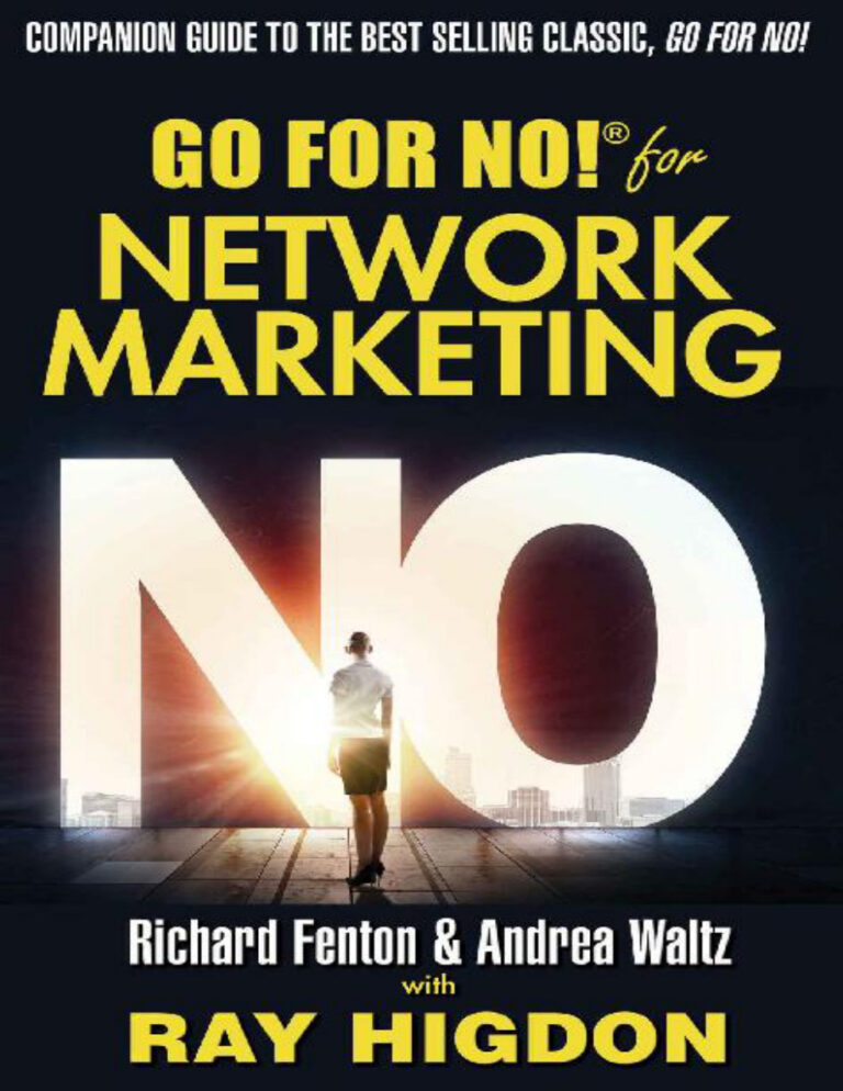 Go for no for Network Marketing Ray Higdan Kitap Kapağı