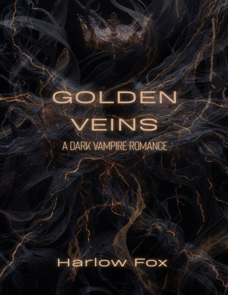 Golden Veins A Dark Vampire Romance Harlow Fox Kitap Kapağı