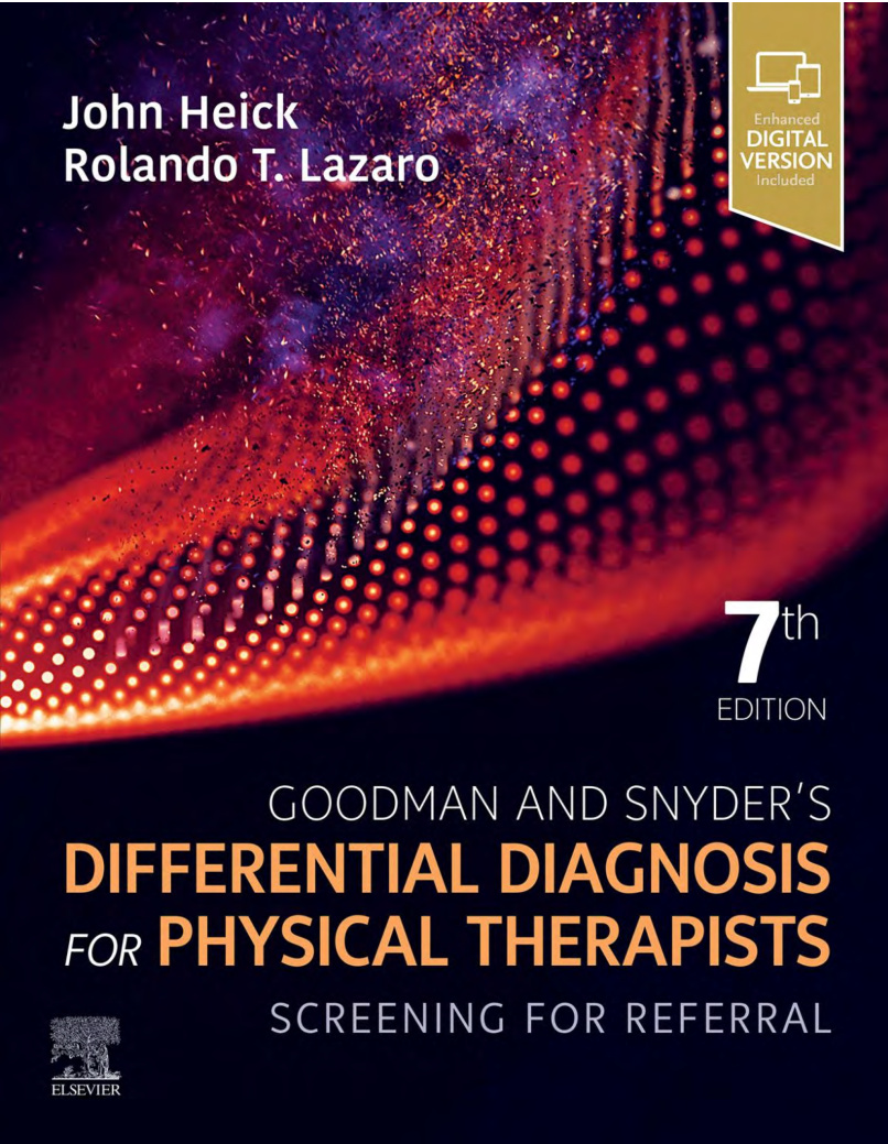 Goodman and Snyders Differential Diagnosis for Physical Therapists 7th edition PDF Download