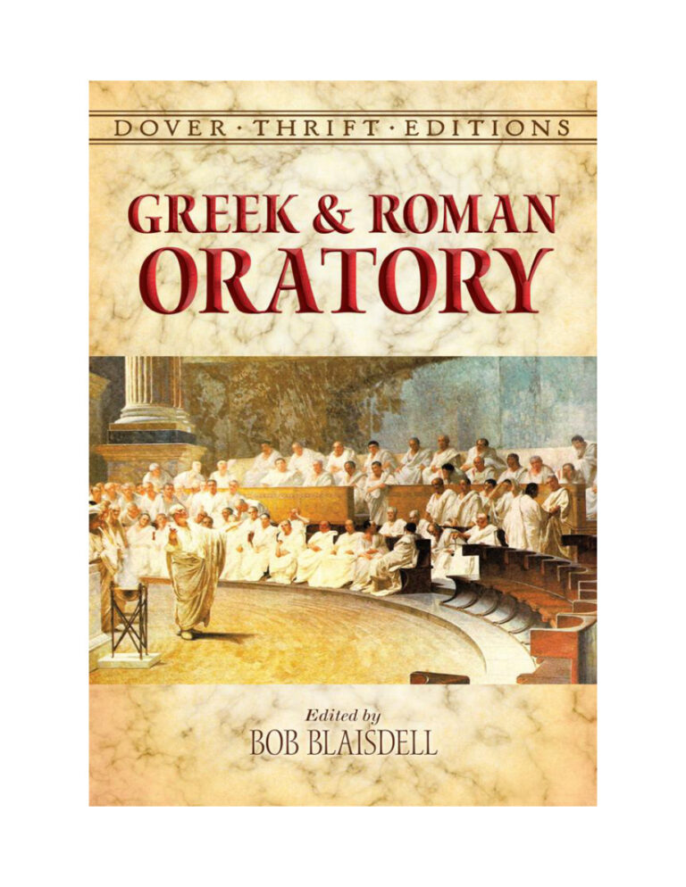 Greek and Roman Oratory Bob Blaisdell Kitap Kapağı