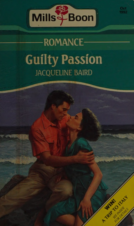 Guilty passion Jacqueline baird Kitap Kapağı