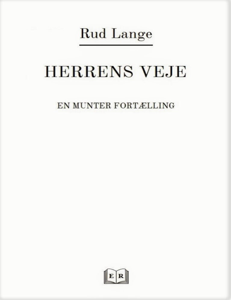 HERRENS VEJE Danish Edition Rud Lange Kitap Kapağı