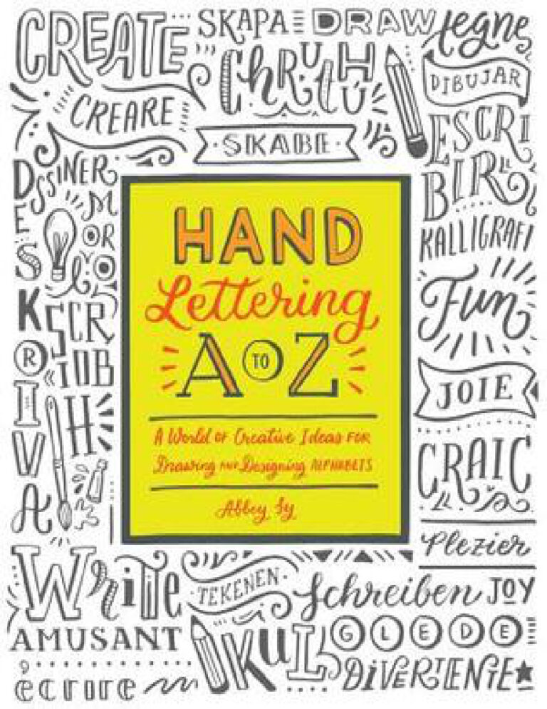 Hand Lettering A to Z Abbey Sy Kitap Kapağı