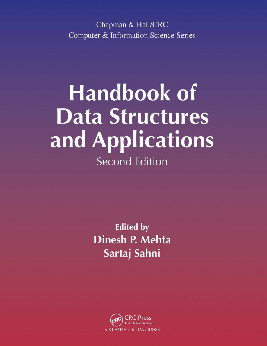 Handbook of Data Structures and Applications PDF Download