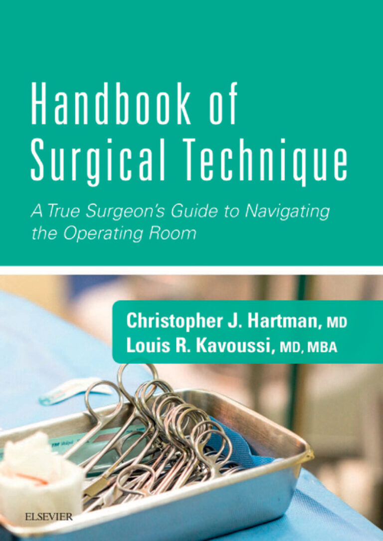 Handbook of Surgical Technique A True Surgeon’s Guide to Navigating Kitap Kapağı