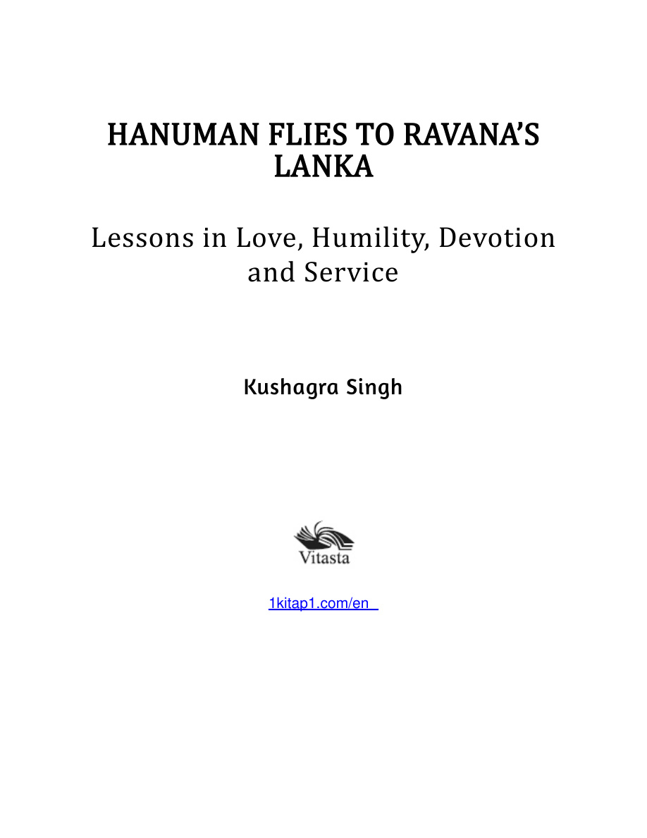 Hanuman flies to ravana's lanka PDF Download