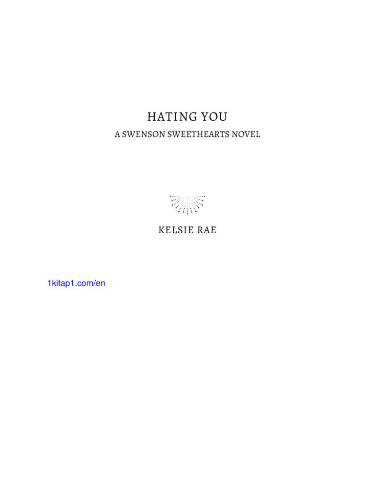 Hating You Kelsie Rae Kitap Kapağı