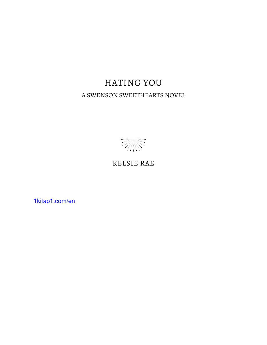 Hating You Kelsie Rae Kitap Kapağı