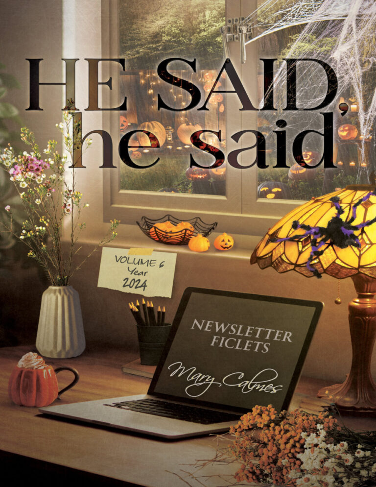 He said he said vol 6 Mary calmes Kitap Kapağı