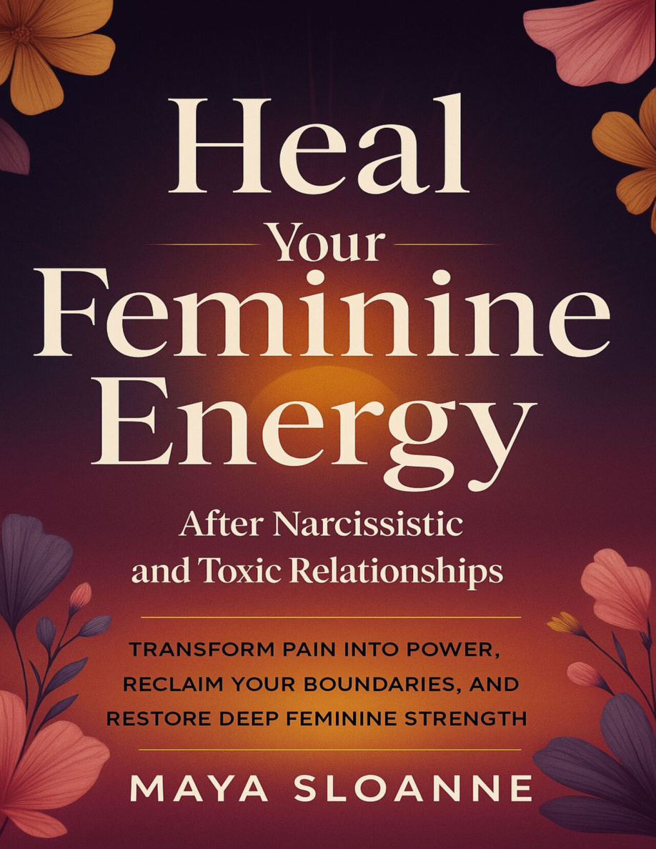 Heal Your Feminine Energy after Narcissistic and Toxic Relationship Maya Sloanne Kitap Kapağı