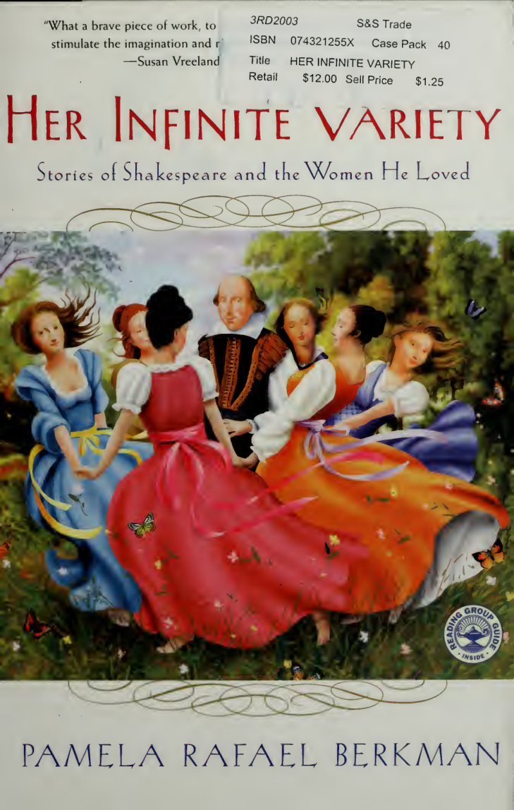 Her Infinite Variety Stories of Shakespeare and the Women He Loved Pamela Rafael Berkman Kitap Kapağı