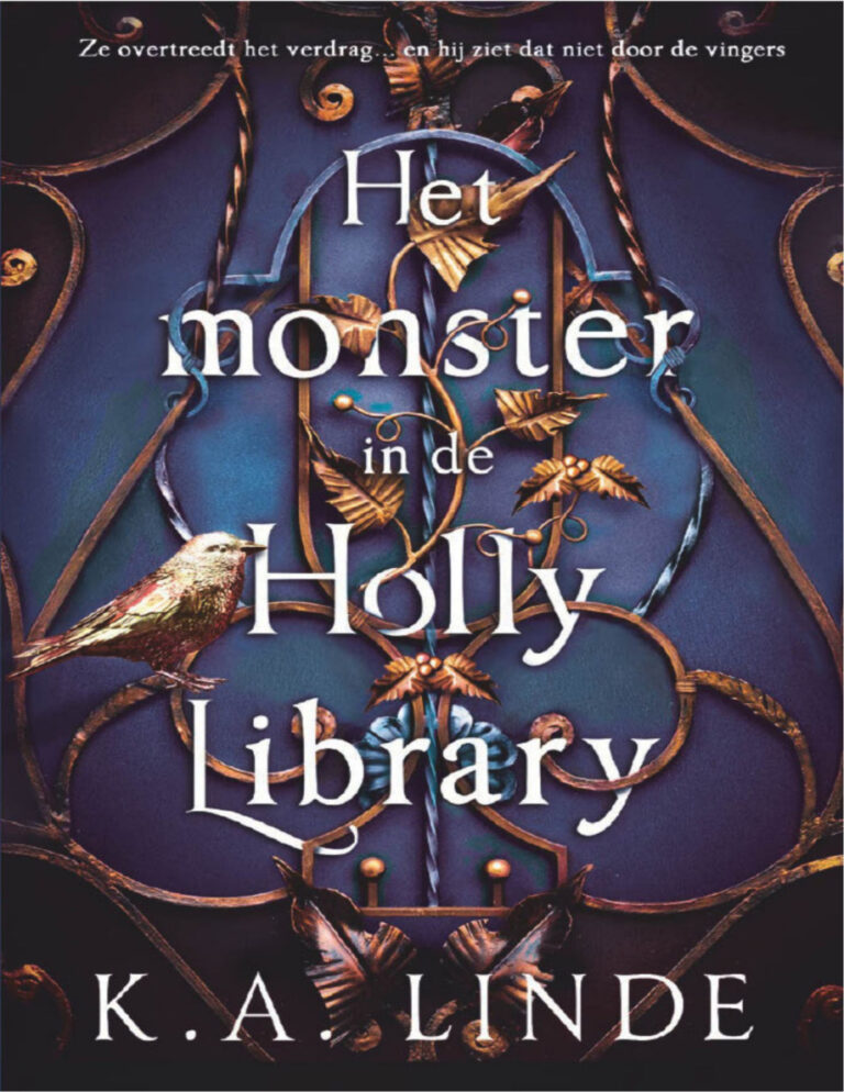 Het monster in de holly library Dutch Edition KA Linde Kitap Kapağı