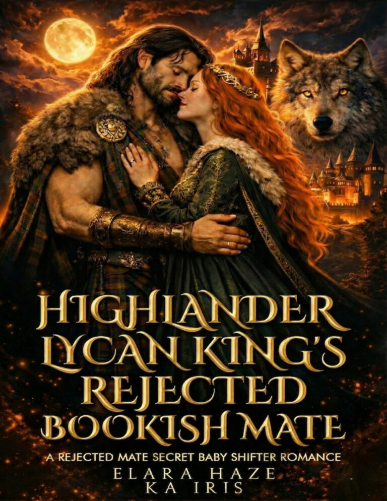 Highlander lycan kings rejected bookish mate Elara haze and KA Iris Kitap Kapağı