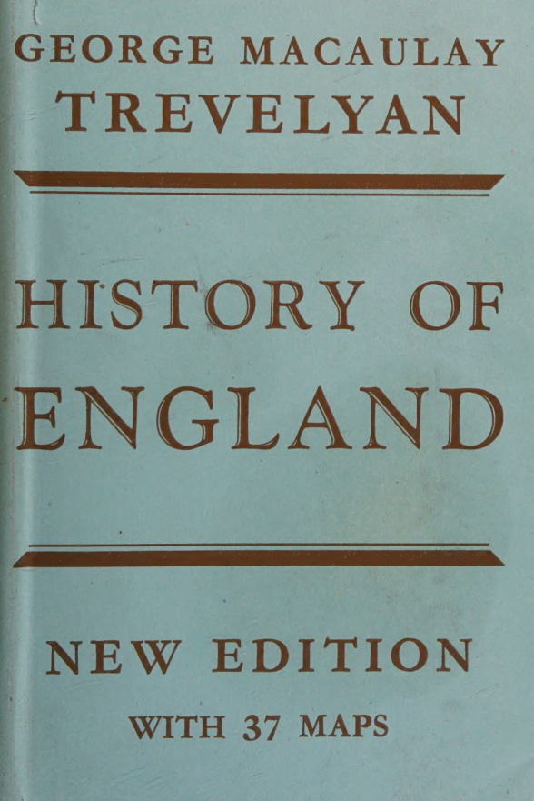 History of England George Macaulay Trevelyan Kitap Kapağı
