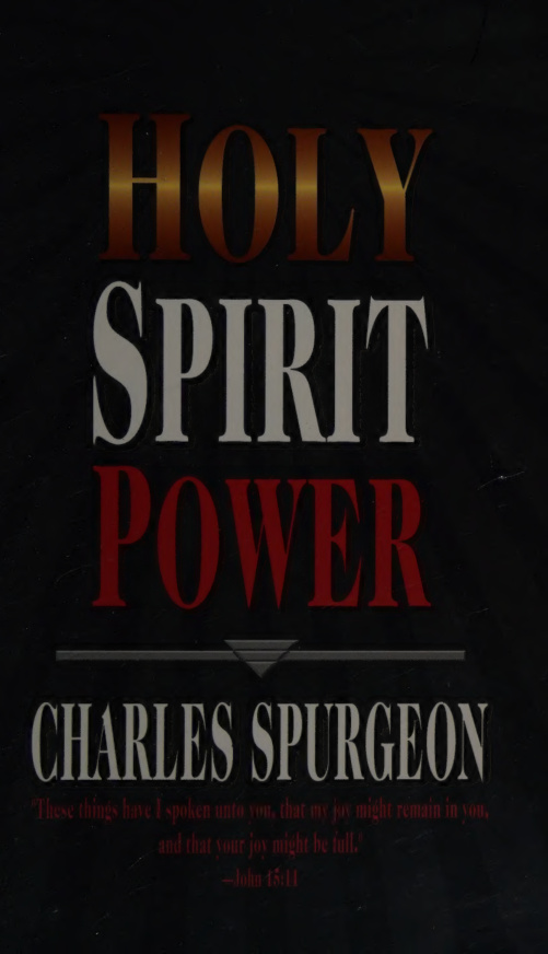 Holy spirit power Charles Spurgeon Kitap Kapağı