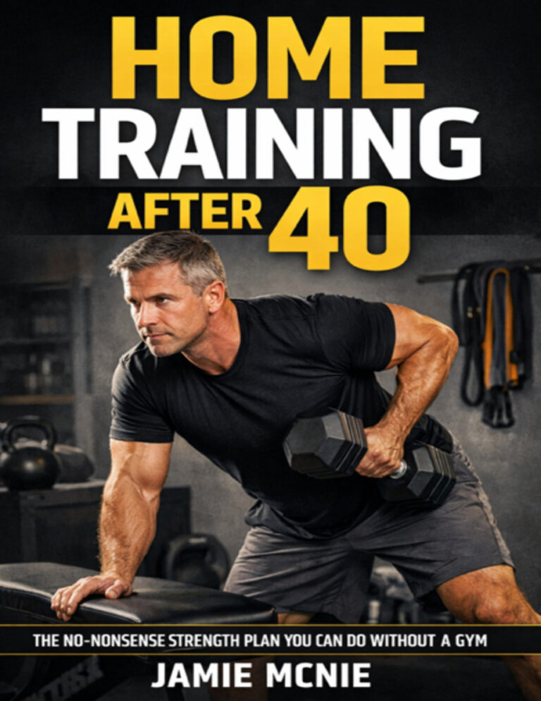 Home Training After 40 The No Nonsense Jamie Mcnie Kitap Kapağı