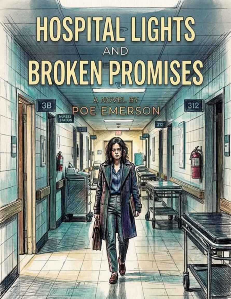 Hospital Lights and Broken Promises Poe Emerson Kitap Kapağı