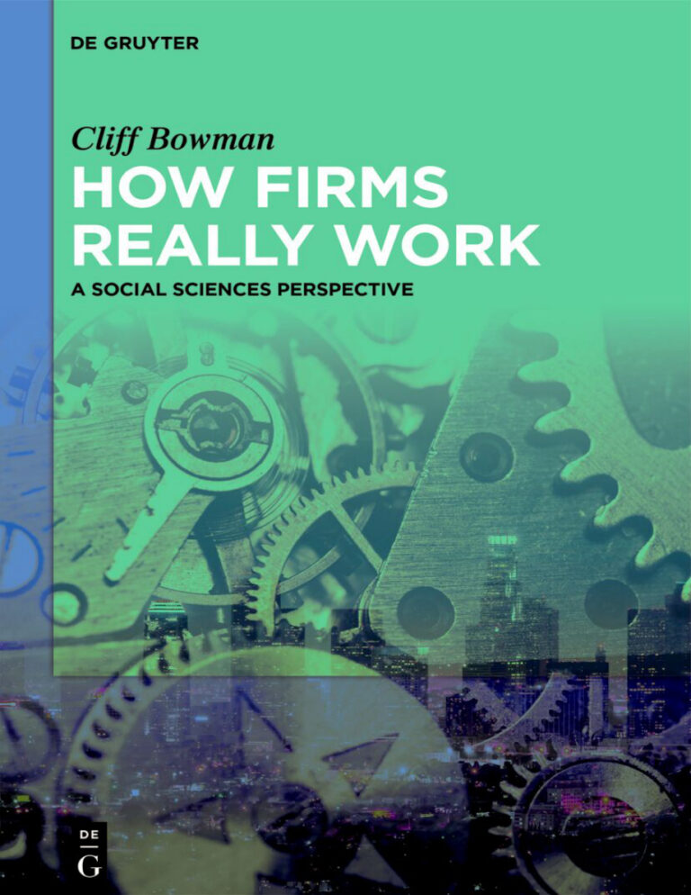 How Firms Really Work Cliff Bowman Kitap Kapağı