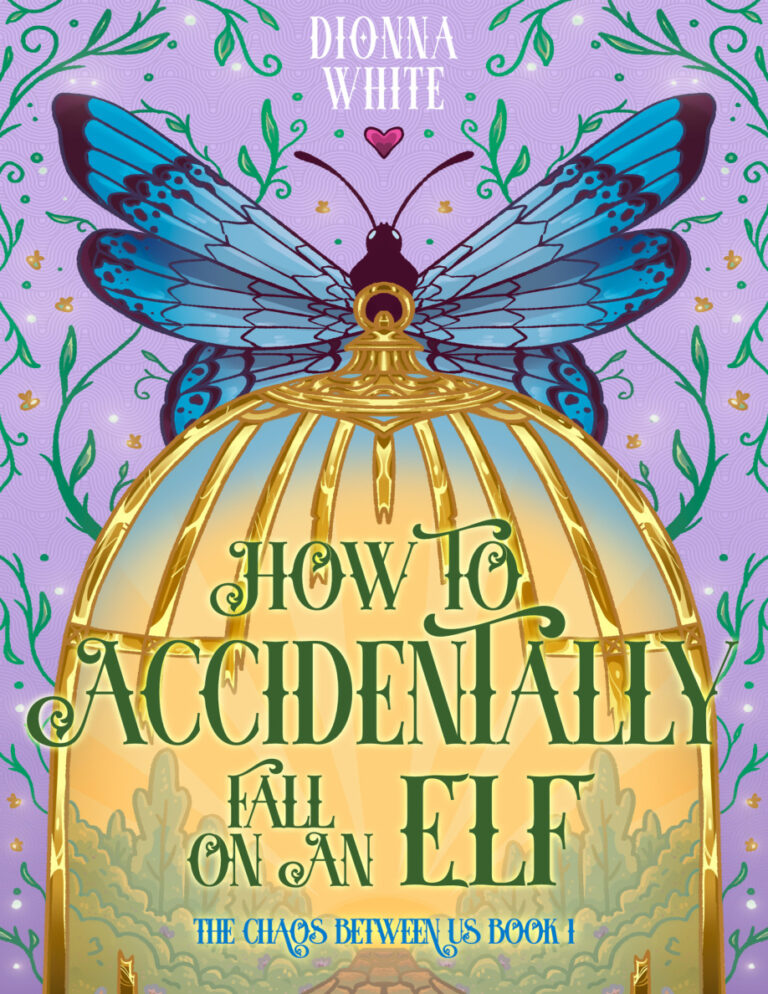 How to Accidentally Fall on an Elf Dionna White Kitap Kapağı