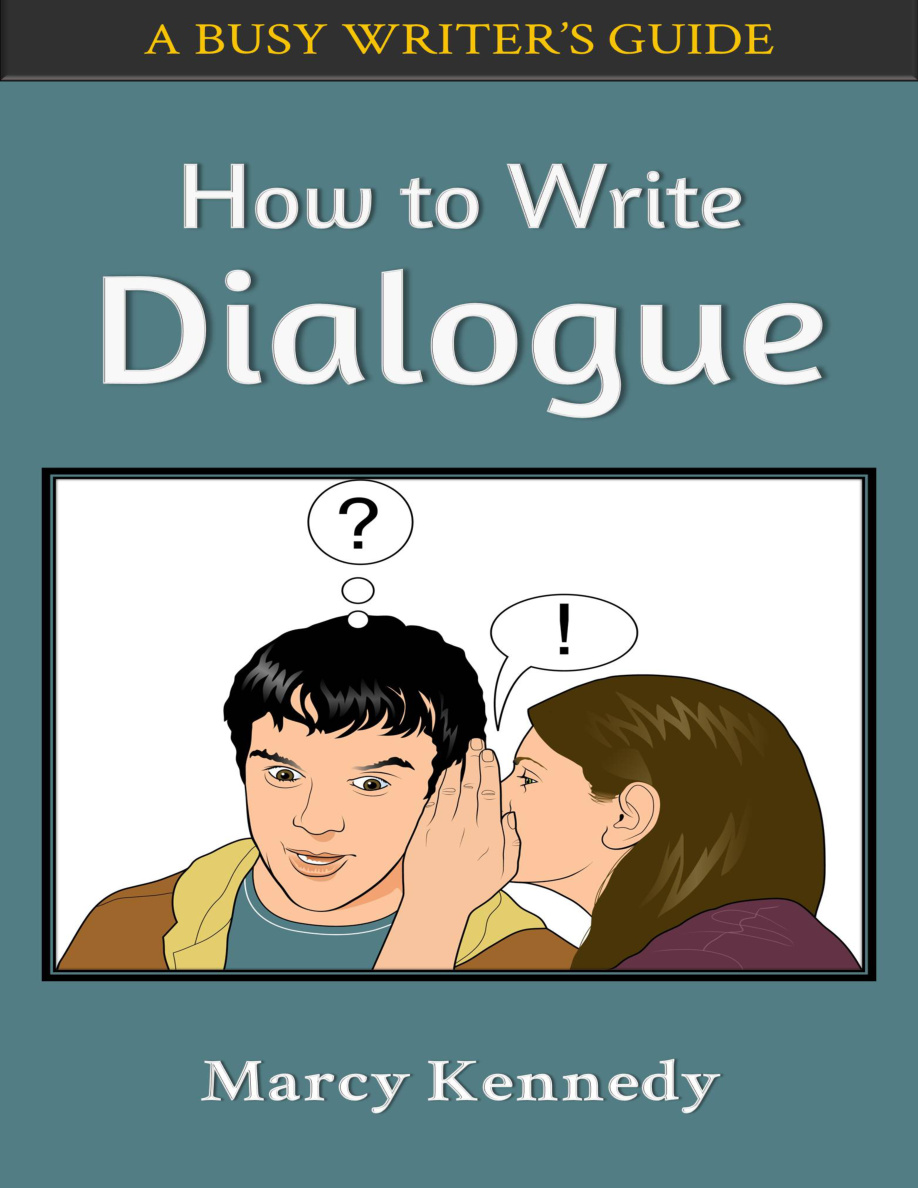 How to Write Dialogue PDF Download
