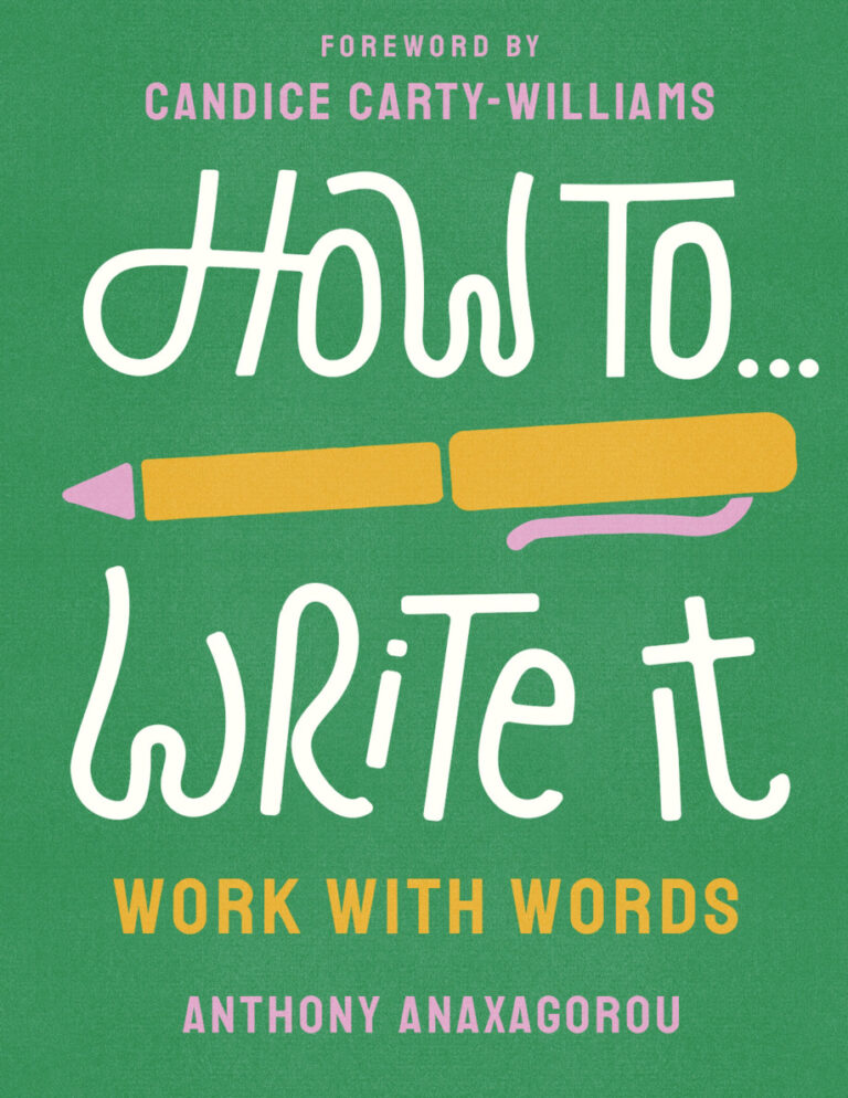 How to write it Anthony Anaxasia Kitap Kapağı