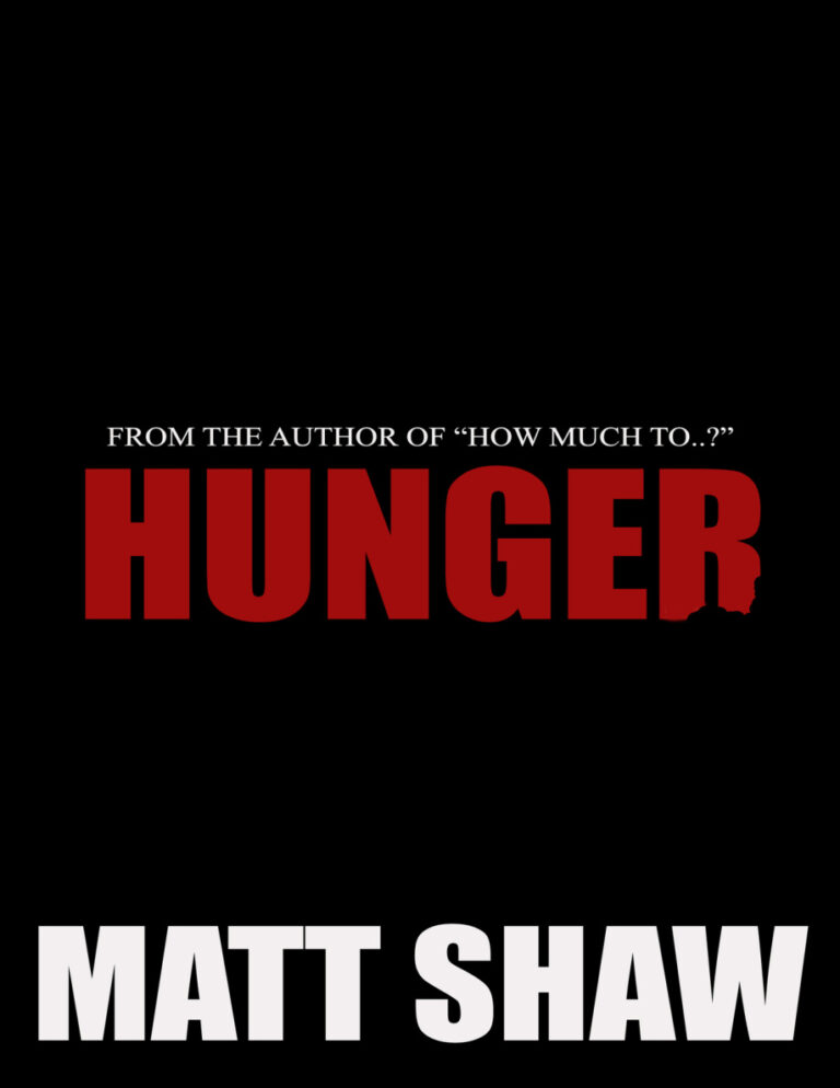 Hunger Matt shaw Kitap Kapağı