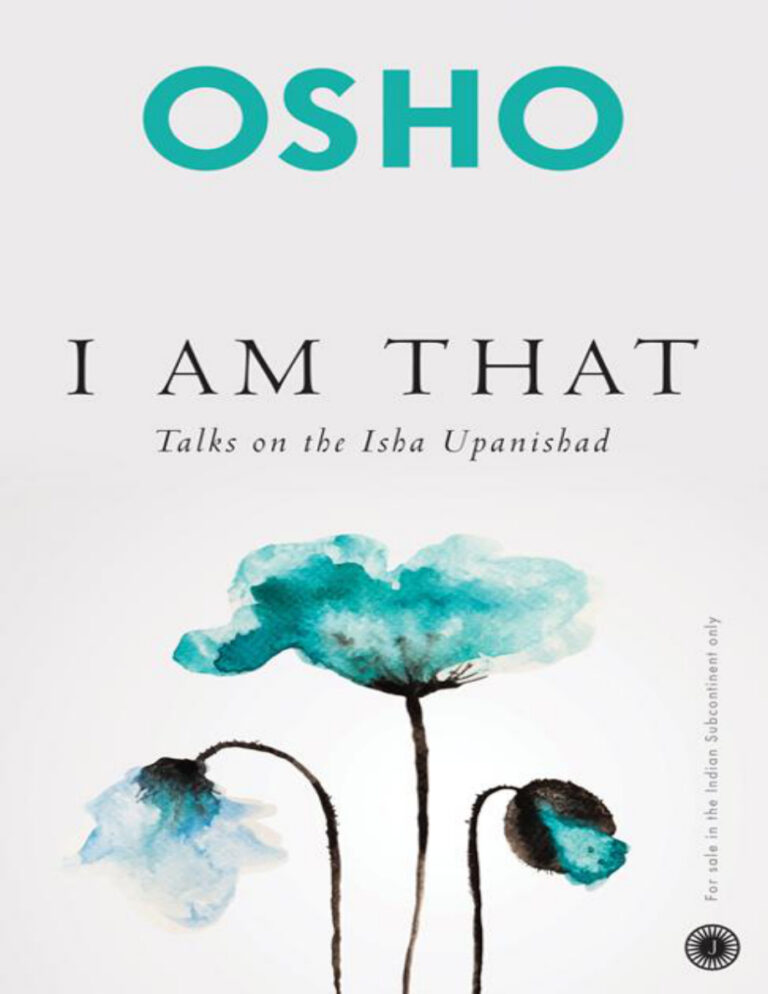 I am That talks on the isa upanishad Osho Kitap Kapağı