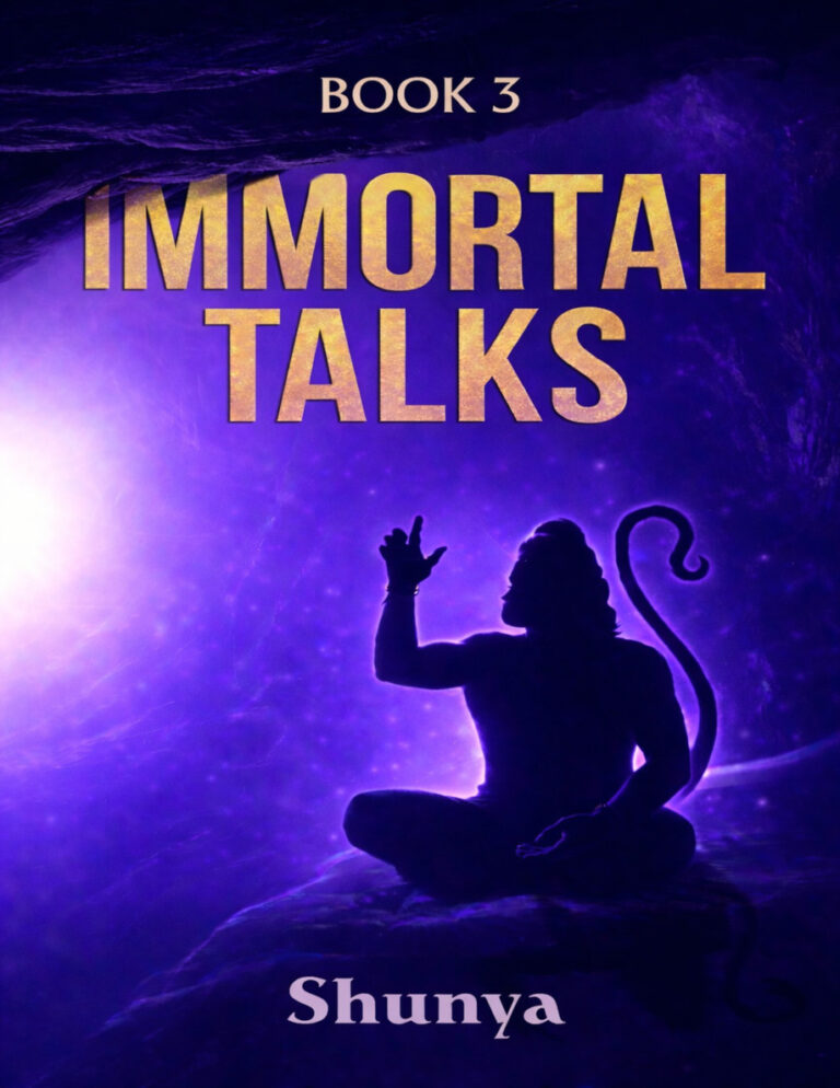 Immortal Talks Book 3 Shunya Kitap Kapağı
