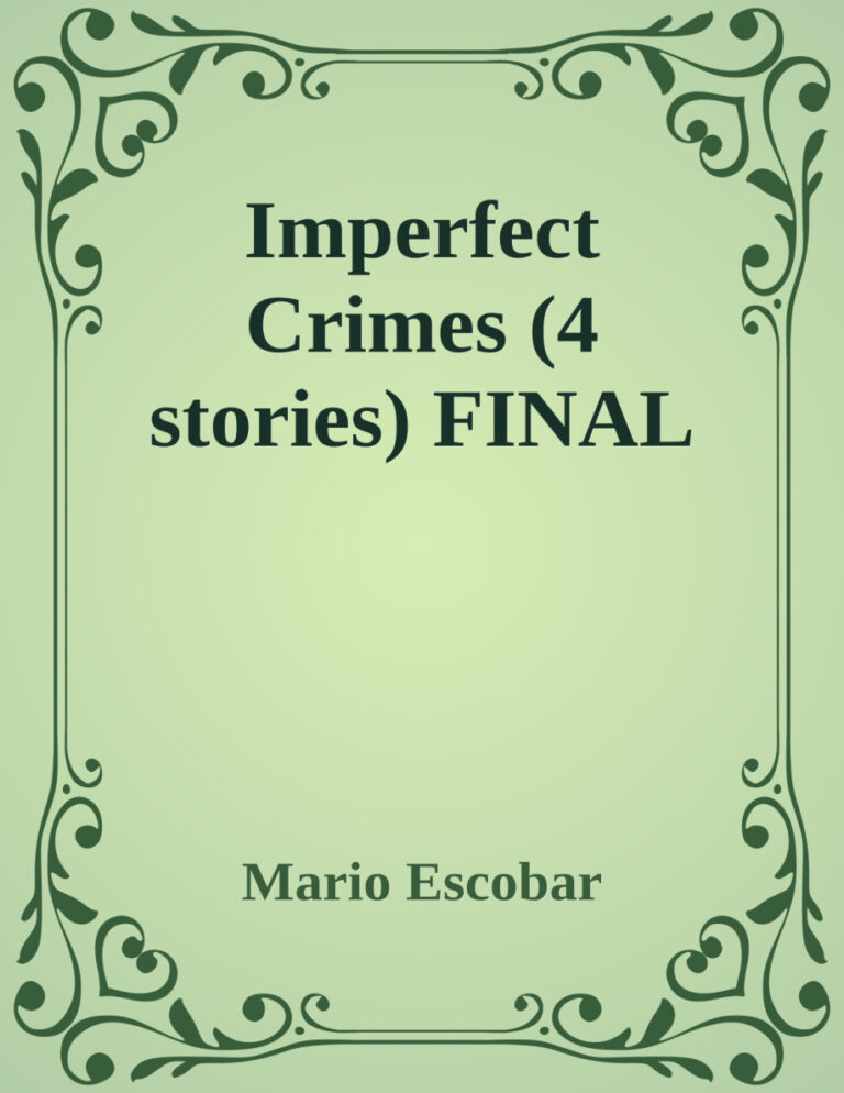Imperfect Crimes Spanish Edition Mario Escobar Kitap Kapağı
