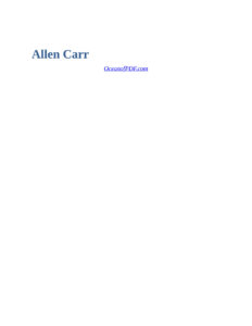 In Sfarsit Nefumator Romanian Edition Alan carr Kitap Kapağı