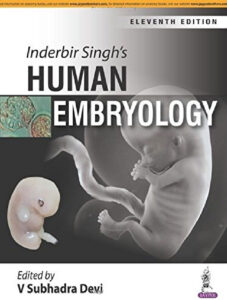Inderbir Singhs Human embryology Inderbir Singh V Subhadra Devi Kitap Kapağı