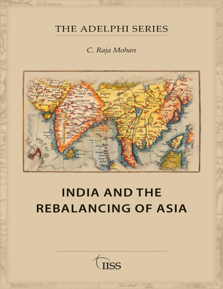India and the Rebalancing of Asia C Raja Mohan Kitap Kapağı