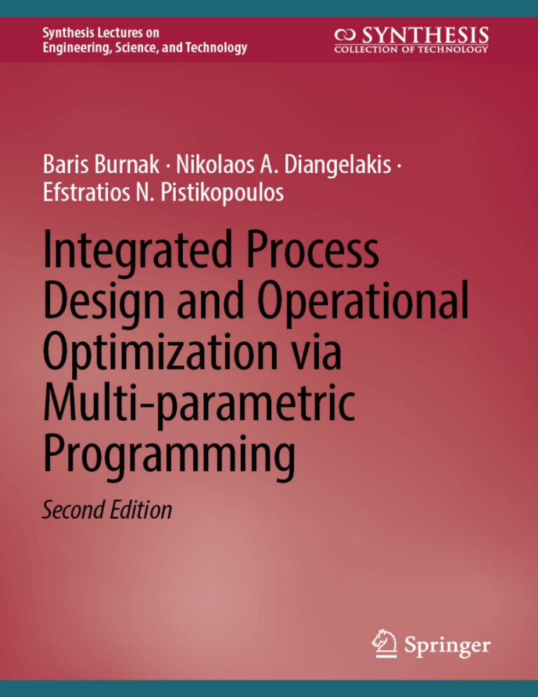 Integrated Process Design 2nd Edition Baris Burnak Kitap Kapağı