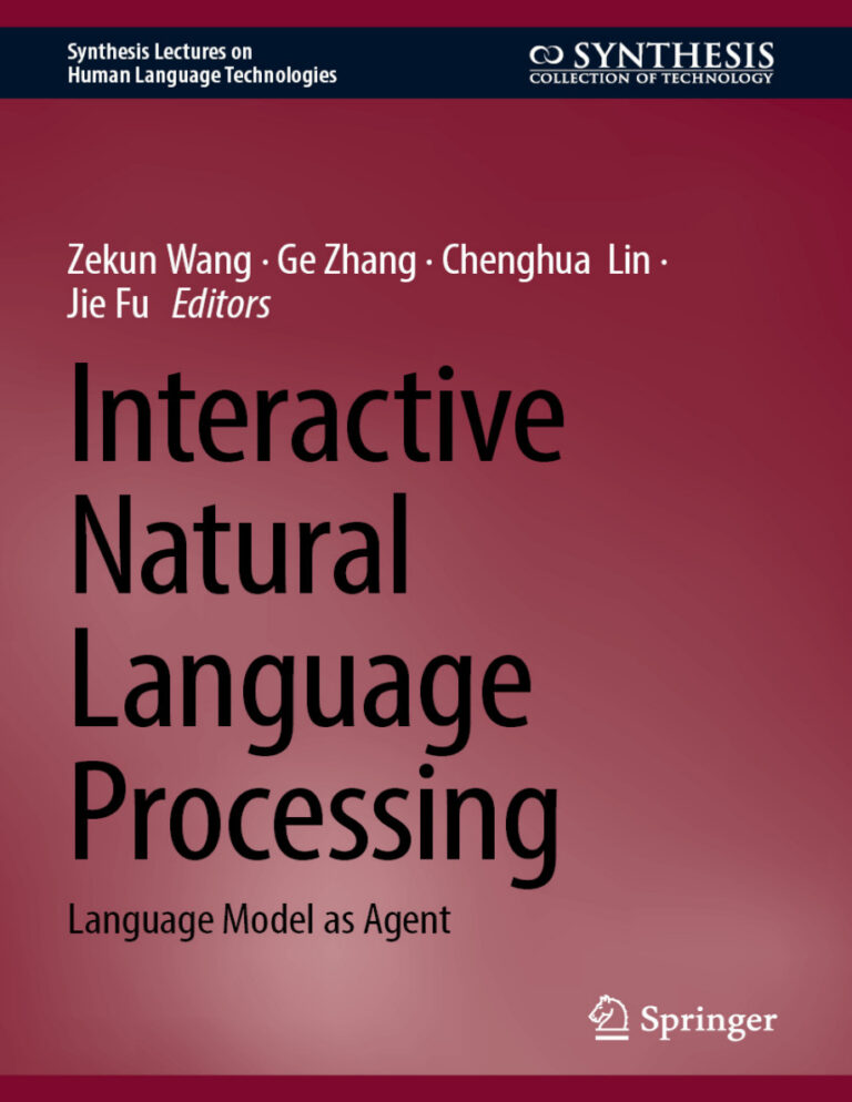 Interactive Natural Language Processing Zekun Wang Kitap Kapağı