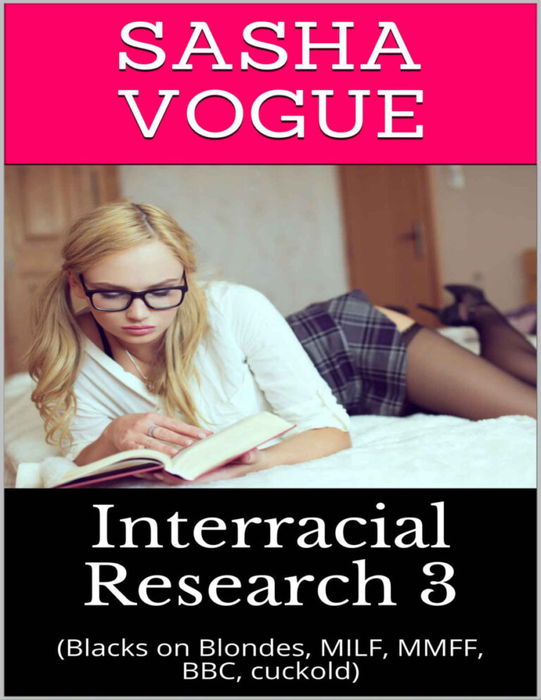 Interracial Research 3 Blacks on Blondes Sasha Vogue Kitap Kapağı
