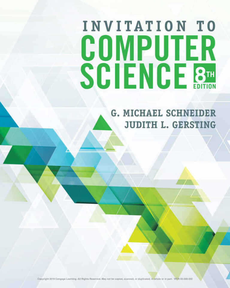 Invitation to Computer Science G Kitap Kapağı