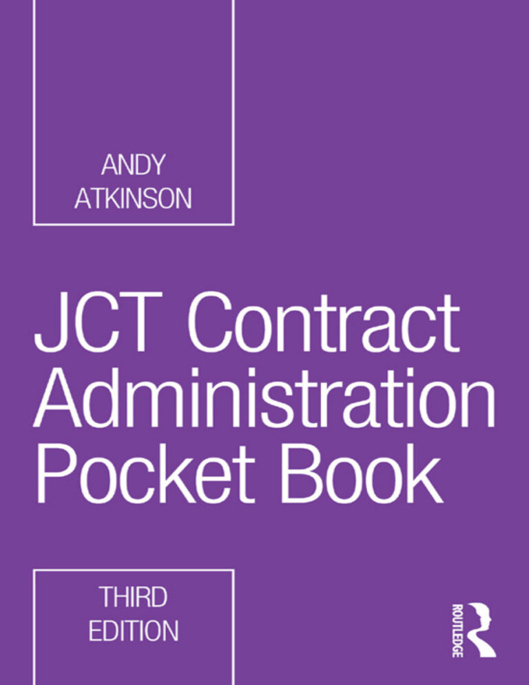 JCT Contract Administration 3rd Edition Andy Atkinson Kitap Kapağı