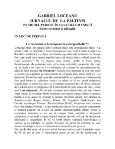 Jurnalul de la Paltinis Romanian Edition Gabriel Liiceanu Kitap Kapağı