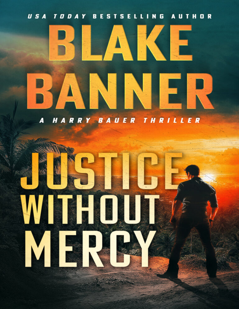Justice without Mercy Blake Banner Kitap Kapağı
